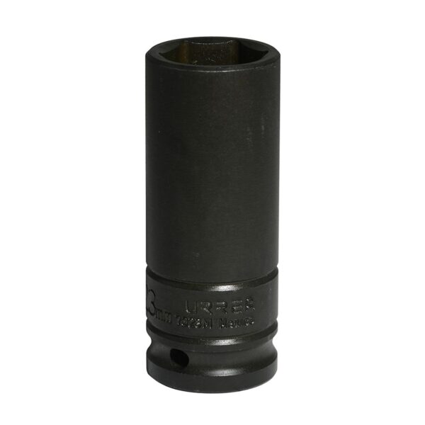 7323M Dado de impacto largo cuadro de 1/2", 6 puntas, metrico, 23 mm Urrea