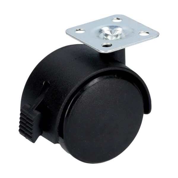 RY5B Rodaja tipo yoyo con placa con freno 50 mm Surtek