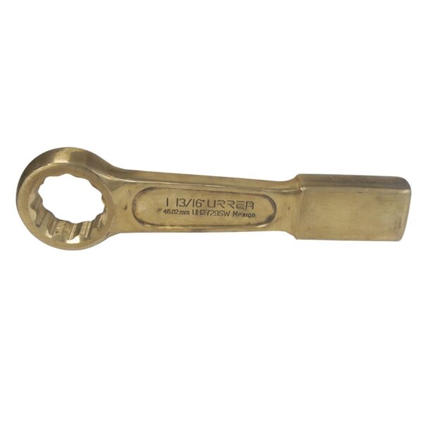 UH2729SW Llave de golpe plana de bronce-aluminio antichispa en pulgadas, 12 puntas, 1-13/16" Urrea