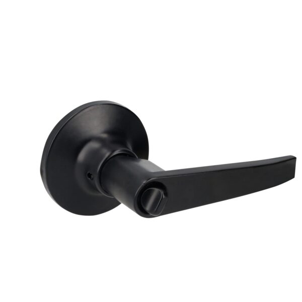 25MA Manija tubular recta funcion recamara, negra, llave estandar, blister Lock