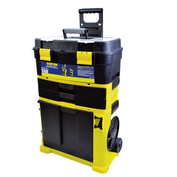 125105 Organizador movil plastico 12" x 19" 3 secciones Surtek