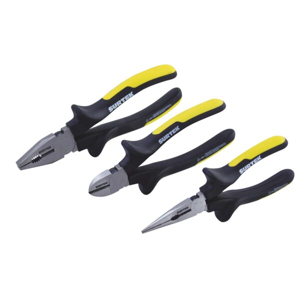 P06V Juego de pinzas 1000 V, 3 piezas Surtek