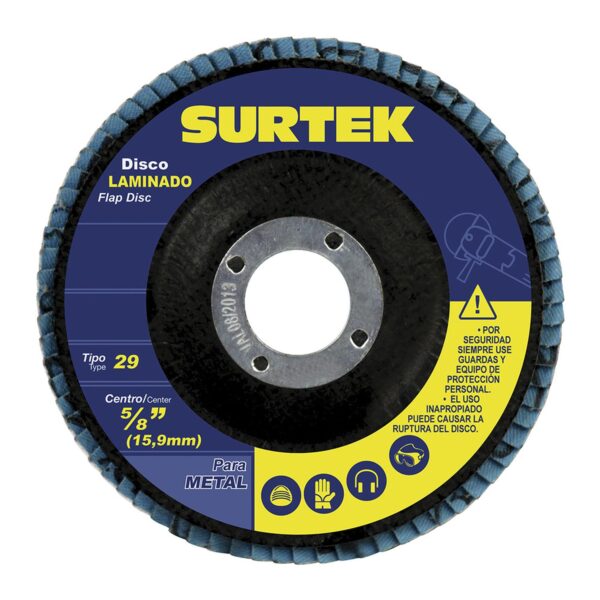 DLZ708 Disco laminado tipo 29 grano 80, 7" Surtek