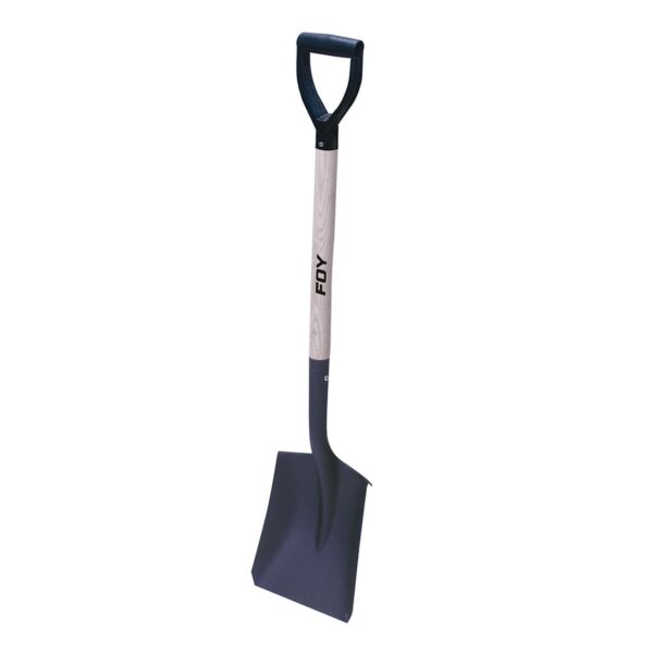 PCYPG Pala con mango de madera con puño plastico "Y", cuadrada Foy