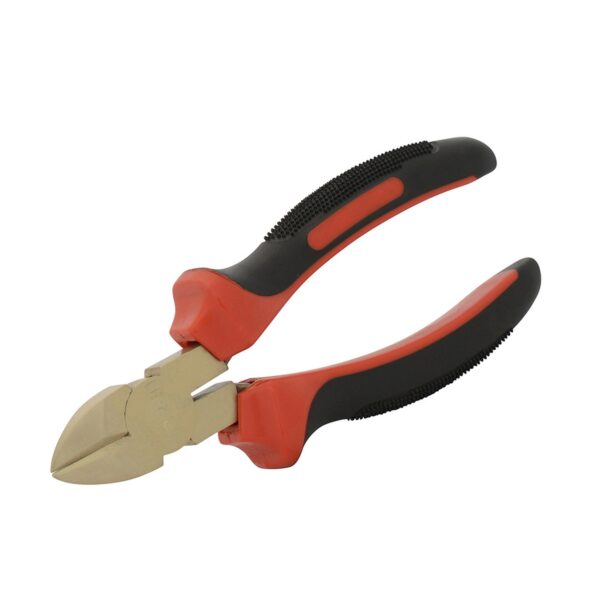 UH206 Pinza de bronce-aluminio antichispa con mango bimaterial 6", de corte diagonal Urrea