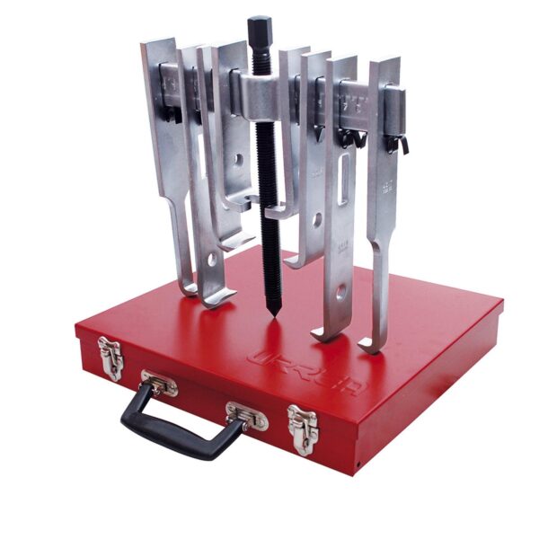 4212SJB Extractor quijada recta tipo A 6 ton, 15 piezas en caja metalica Urrea