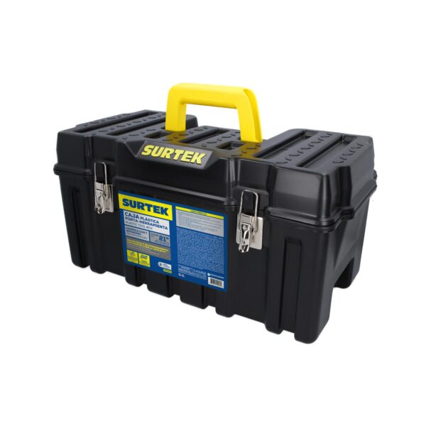 CPS20 Caja portaherramientas plastica con broches metalicos 21" x 10" x 10" Surtek