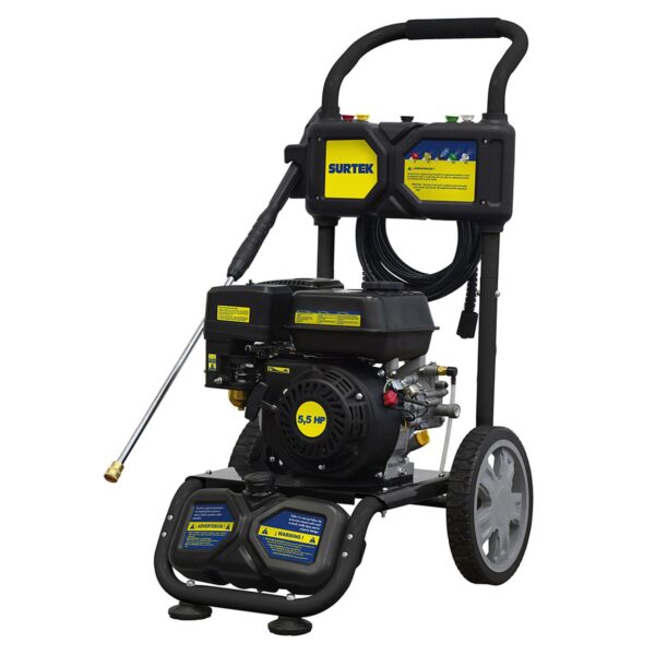 HG755 Hidrolavadora a gasolina 5.5 HP 2900 PSI, 7.2 Lt por minuto flujo maximo Surtek