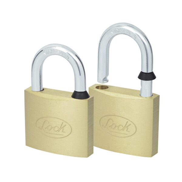 13CA Juego de candados de laton cortos 40 mm, llave estandar, 2 piezas Lock