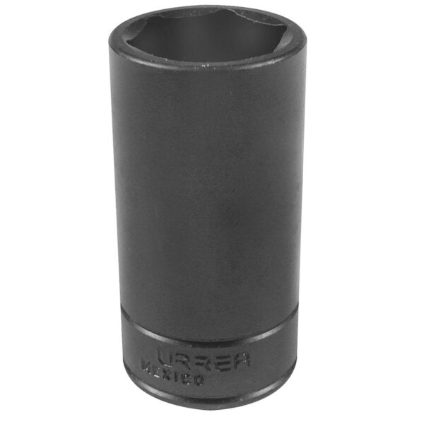 7336H Dado de impacto largo cuadro de 1/2", 6 puntas, en pulgadas, 1-1/8" Urrea