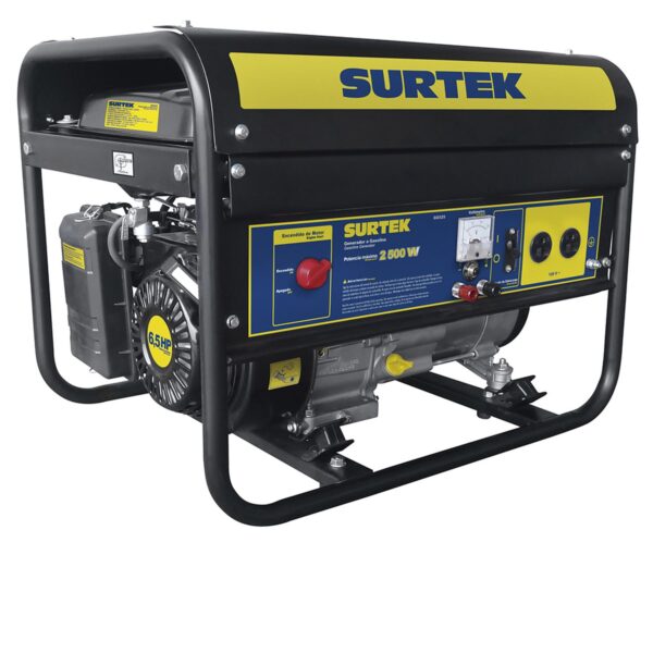 GG525 Generador a gasolina 2500 W, 196 cc, voltaje de salida 120 V Surtek