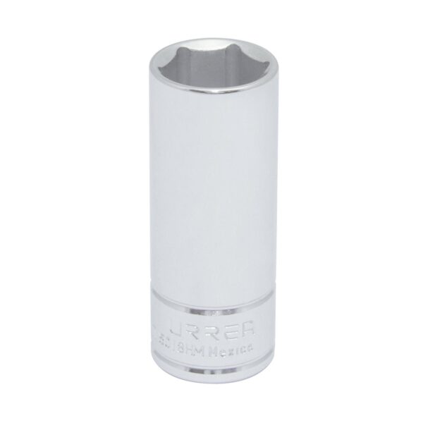 5019HM Dado largo cuadro de 3/8", 6 puntas, metrico, 19 mm Urrea