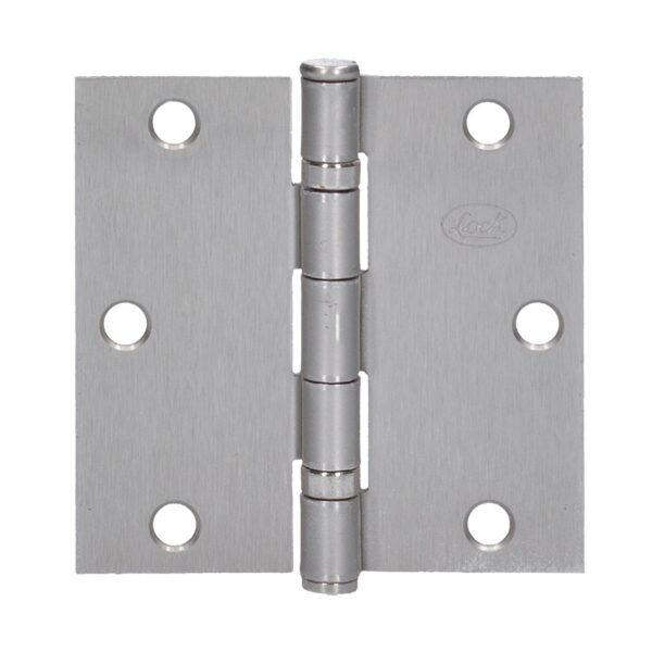 33BL Bisagra cuadrada arquitectonica con balero de acero niquel satinado 4" x 4" Lock