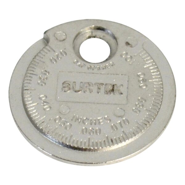 107336 Calibrador tipo rampa para bujia 0.020" a 0.10" Surtek