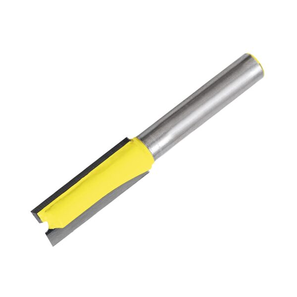 119253 Broca para router de acero recta de 2 filos 3/8" zanco de 1/4" Surtek