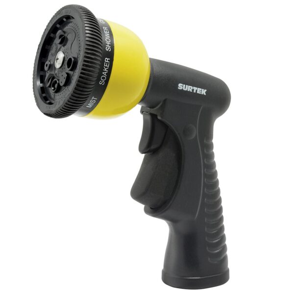 130348 Pistola para riego con recubrimiento de PVC con 9 funciones 3/4" GHT Surtek