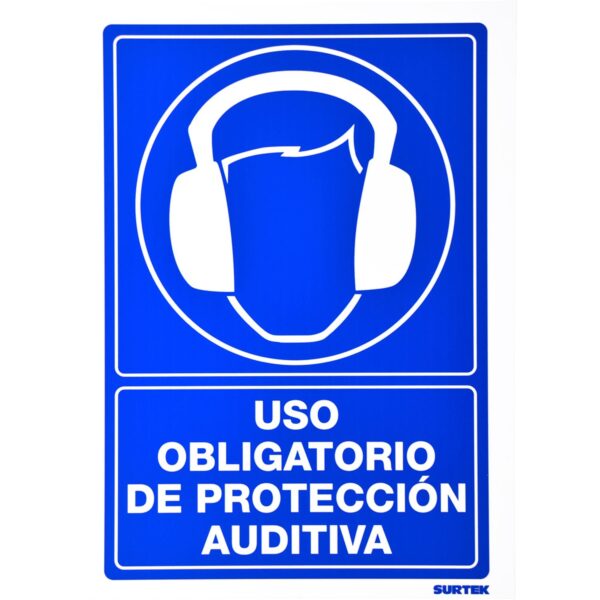 SES18 Señal "Uso obligatorio de proteccion auditiva" Surtek