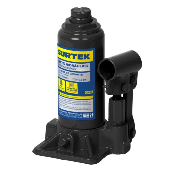 GBS4 Gato hidraulico de botella, 4 ton Surtek