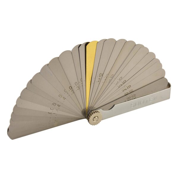107329 Calibrador en pulgadas 32 hojas Surtek