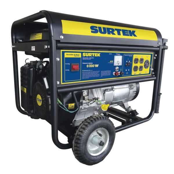 GG560 Generador a gasolina 6000 W, 390 cc, voltaje de salida 120 V Surtek