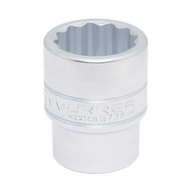 5736M Dado cuadro de 1", 12 puntas, metrico, 36mm Urrea