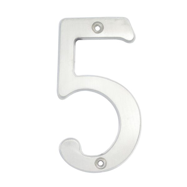 L6805CS Numero 5 slim 4" niquel satinado Lock