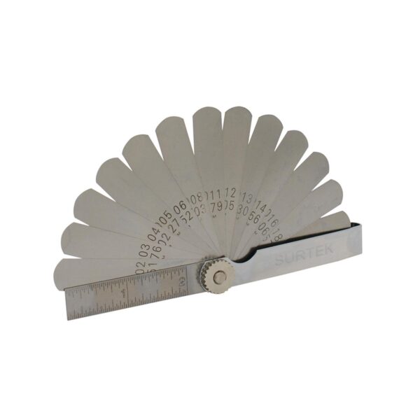 107325 Calibrador en pulgadas 15 hojas Surtek