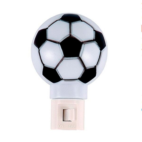 LUN01 Lampara decorativa de noche, futbol 127 V Foy