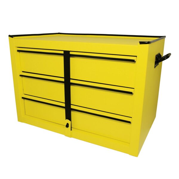 125109 Gabinete superior color amarillo 3 gavetas 21" Surtek