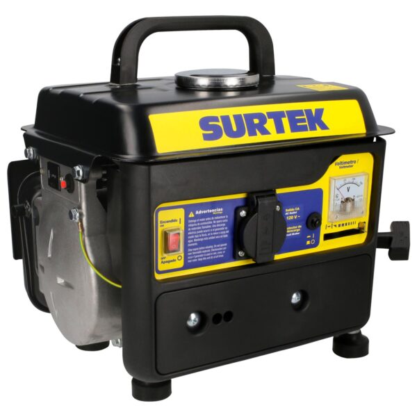 GG408 Generador a gasolina 800 W, 63 cc, voltaje de salida 120 V Surtek