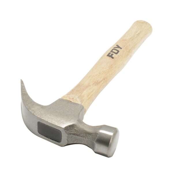141816 Martillo de uña curva con mango de madera de 13", 16 oz Foy