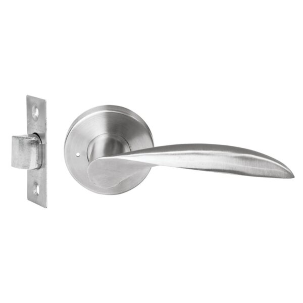 CPF3-40-US32DV Manija tubular Messina funcion privacia, acero inoxidable, visual Proforza