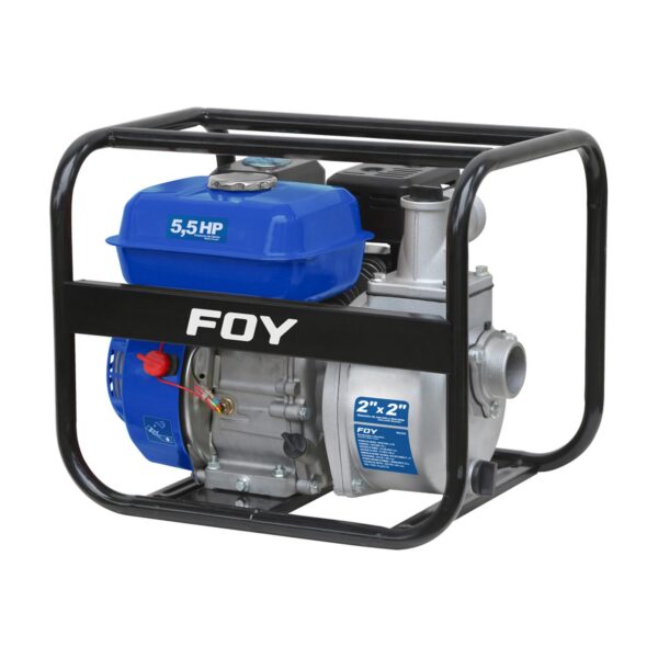 MG322 Motobomba a gasolina con diametro de succion y descarga de 2x2", 5.5 HP Foy