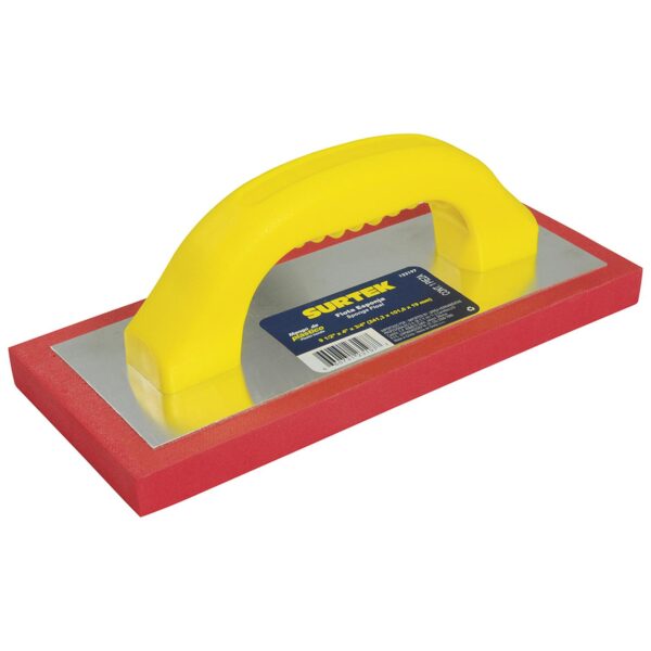 123197 Flota de esponja acabado aspero con mango de plastico 9-1/2" x 4" x 3/4" Surtek