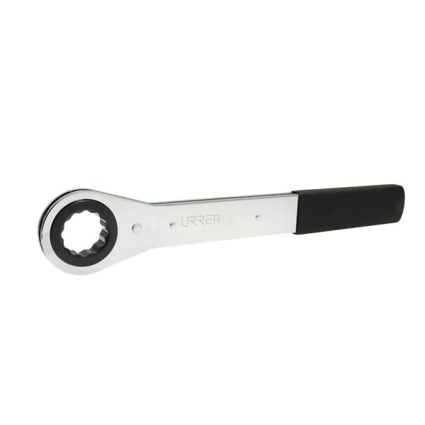 WER60 Llave de estrias pulido espejo plana de matraca en pulgadas, 12 puntas, 1-7/8" Urrea