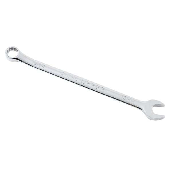 1213ML Llave combinada extra larga pulido espejo metrica, 12 puntas, 13 mm Urrea