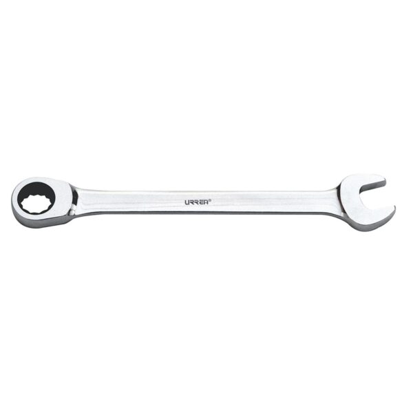 1219MCM Llave combinada pulido espejo de matraca metrica, 12 puntas, 19 mm Urrea