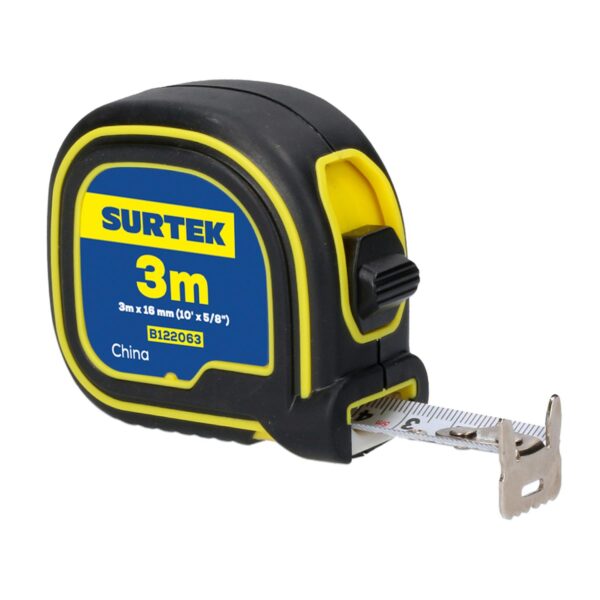 B122063 Flexometro con carcasa soft grip 3 m x 5/8" Surtek