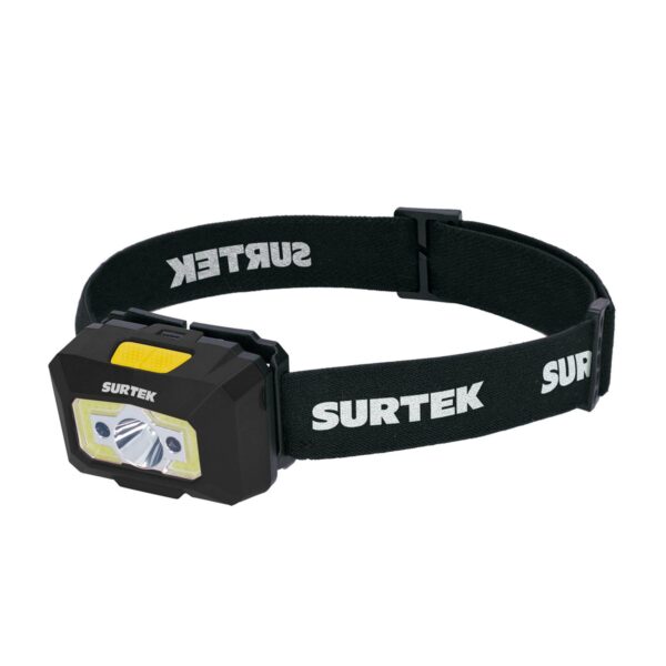 135911 Linterna de LED para cabeza recargable de 250 lm Surtek