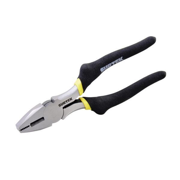 967 Pinza para electricista con mango rubber grip de 7", corte lateral Surtek