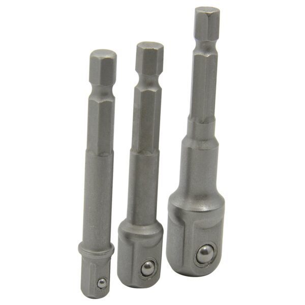105120 Juego de adaptadores para dados, varios cuadros, 3 piezas Surtek