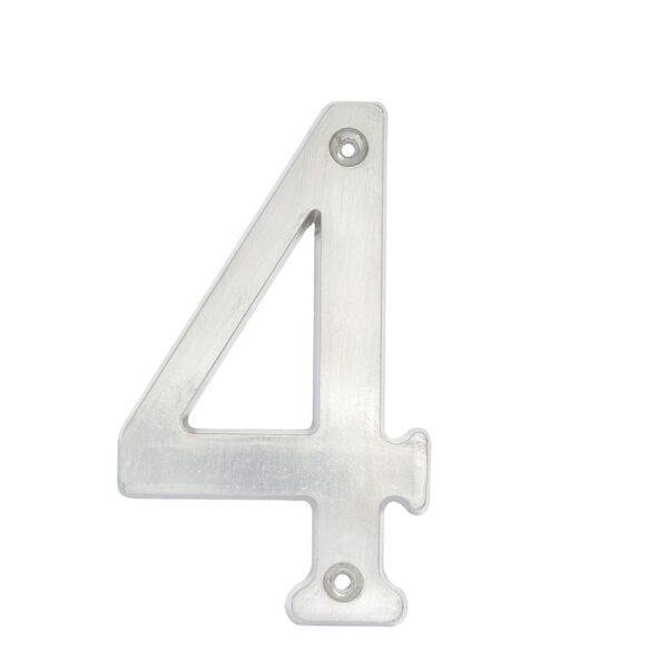 L6804CS Numero 4 slim 4" niquel satinado Lock