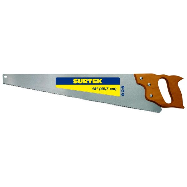 120247 Serrucho con mango de madera triple filo de 22" Surtek