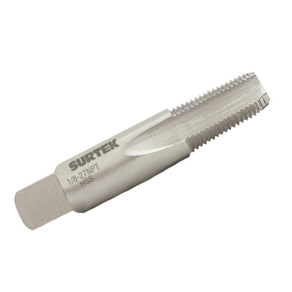 123600 Machuelos de acero de alta velocidad para tubo 1/8-27NPT Surtek