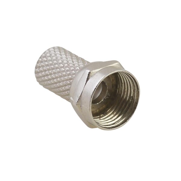 153202 Conector para enroscar cable coaxial RG59 tipo F, 4 piezas Surtek