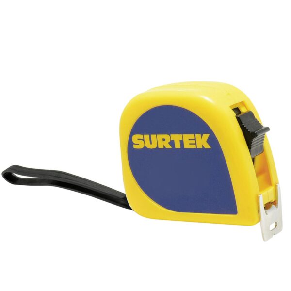 B122072 Flexometro con carcasa de plastico invencible 8 m x 1" Surtek