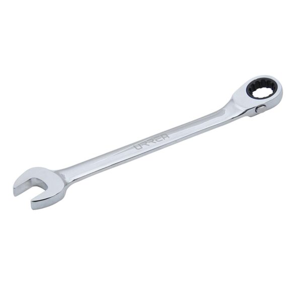 1210MCMR Llave combinada pulido espejo de matraca spline reversible metrica, 10 mm Urrea