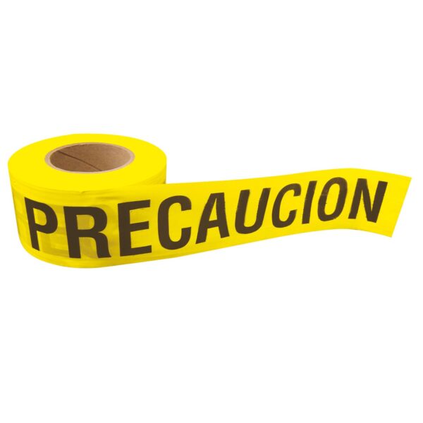137300 Cinta para barricada "PRECAUCION" ancho 3" de 304 m Surtek