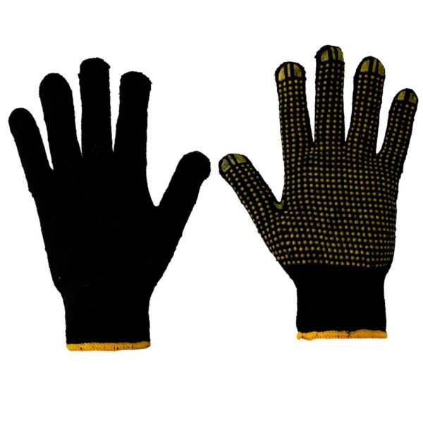 GAPG Guantes de algodon con puntos de PVC talla G Surtek