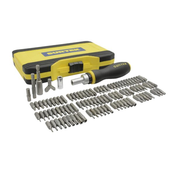 JDP101 Juego de puntas y accesorios hexagono de 1/4", 101 piezas Surtek